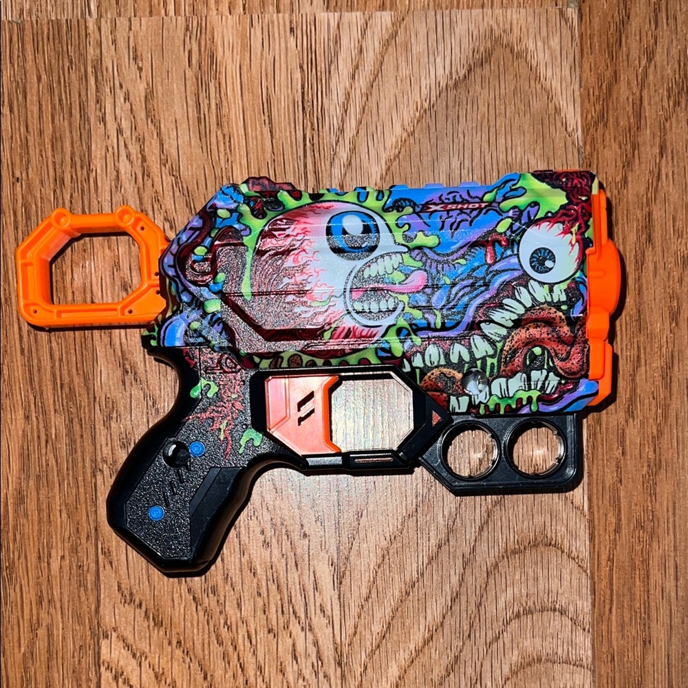 Vibrant Monster-Themed Toy Nerf Gun